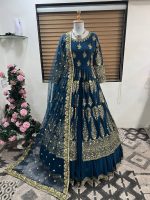 GF-6 Lehnga - Blue Colour