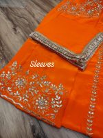 Natural crepe allover suit  555000032 - Image 4