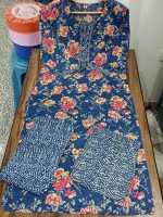 Beautiful Cotton Kurtis pant with Malmal duptta - 555000040 - Image 6