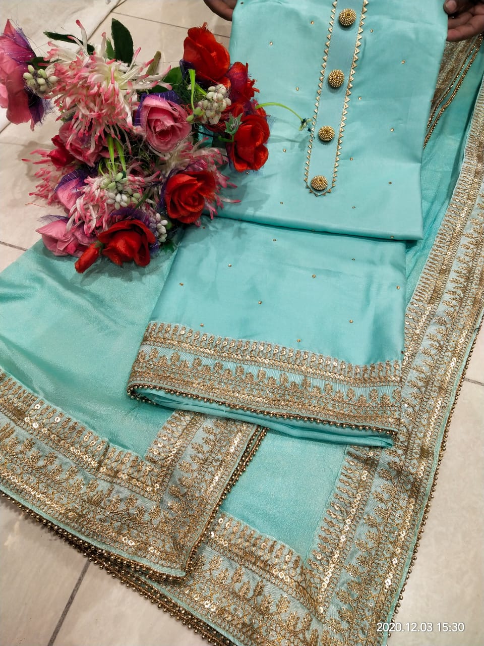 WhatsApp Image 2024-09-24 at 18.17.57_06ad7202 Tabby silk all over Chinon 4 side dupatta 555000053 - Image 1