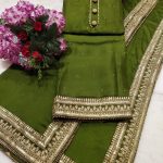 Tabby silk all over  Chinon 4 side dupatta 555000044