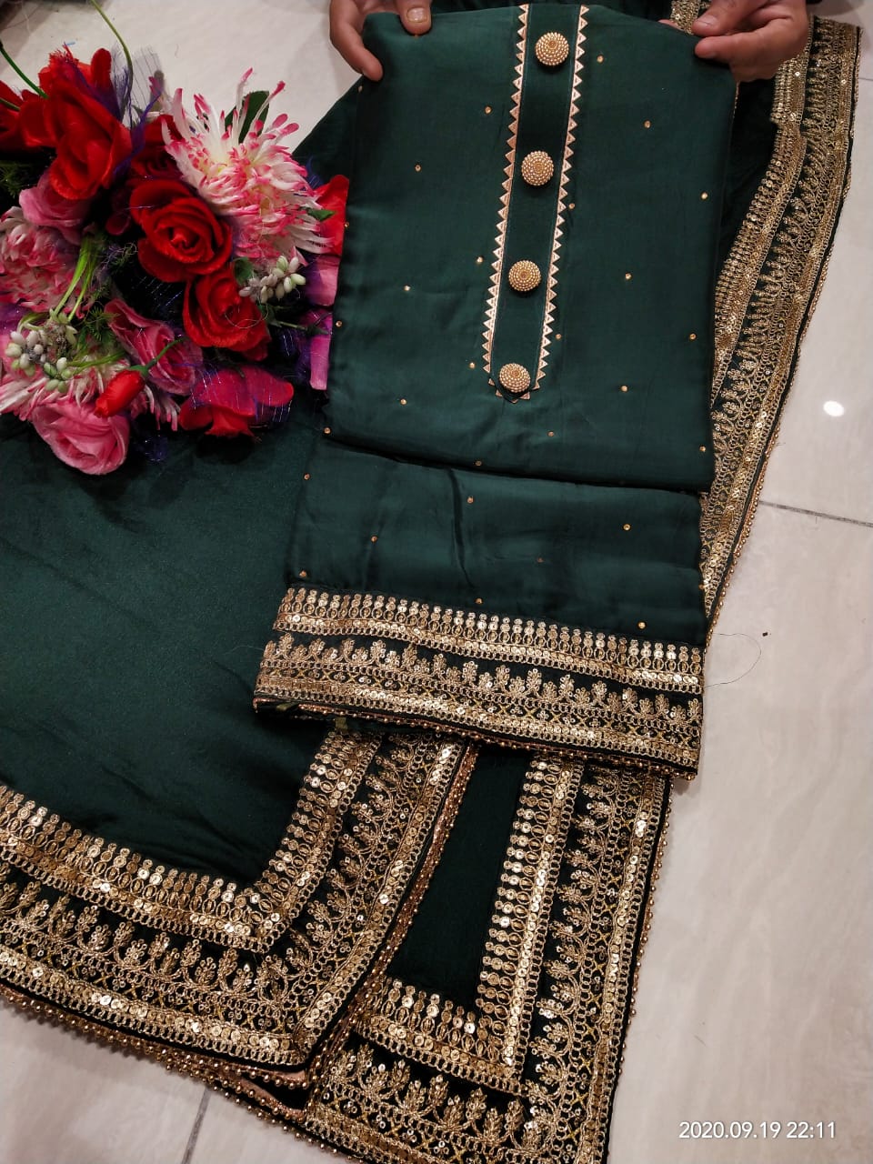 WhatsApp Image 2024-09-24 at 18.18.00_47ae2699 Tabby silk all over Chinon 4 side dupatta 555000047 - Image 1